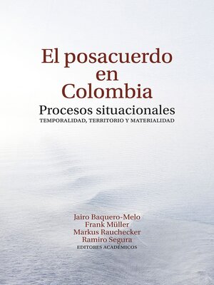 cover image of El posacuerdo en Colombia